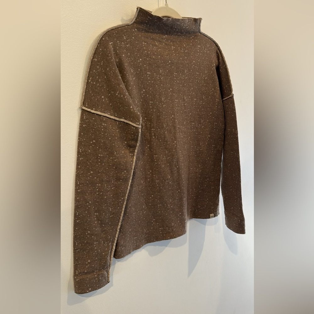 Nui Brown Turtleneck Sweater